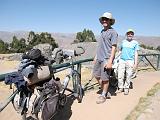 PERU - Pucapucara -French friends bike